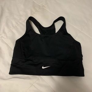 Nike black sports bra black size medium